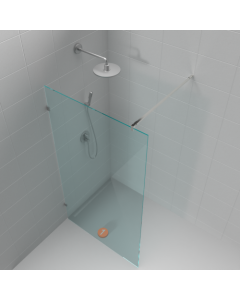 Inloopdouche enkele wand