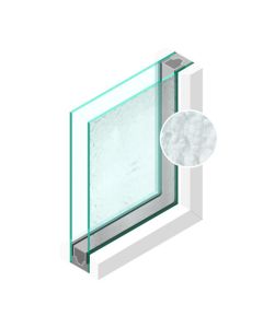 Dubbel glas Figuur Byzanthijn grof 4 mm - sp - 4mm