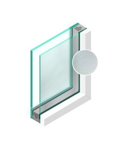Dubbel glas Figuur Chinchilla blank 4mm - sp - 33.1