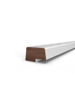 Opdek Glaslat 19x34 mm sponning 5x17mm