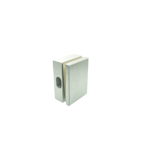DORMA glazen balie vleugel tegenkast, zilveraluminium