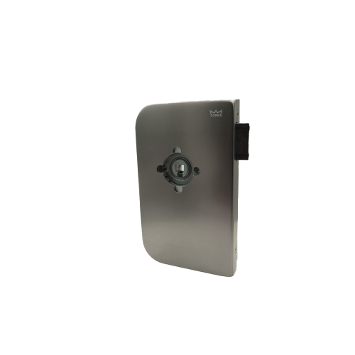 Dorma Glas OFFICE Junior loopslot Din rechts aluminium geslepen mat
